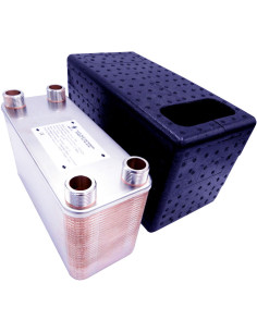 Platenwarmtewisselaar met 90 platen - voor monoblok warmtepompen Ba-32-90 2