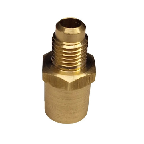 Nippel voor warmtewisselaar om te solderen: Buis 5/8" Schroefdraad 1/4" SAE