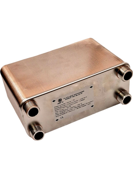 warmtewisselaar warmtepomp 16 kW Nordic Tec Ba-32-70 NL4