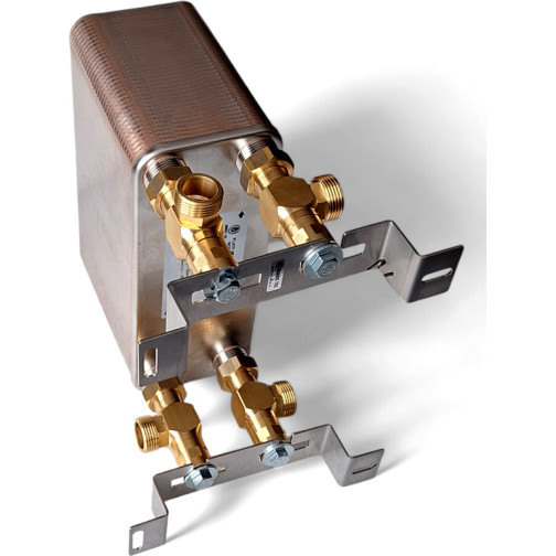 platenwarmtewisselaar 70 platen Nordic Tec Ba-32-70 met muur-beugel-be4