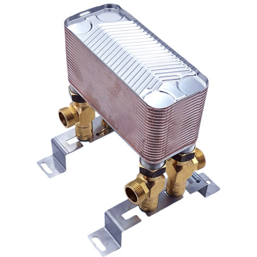 warmtewisselaar vloerverwarming 40 platen met beugel Nordic Tec Ba-16-40 NL5
