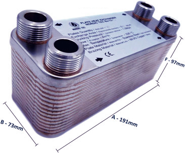 ba-12-40 platenwarmtewisselaar cv ketel gas boiler